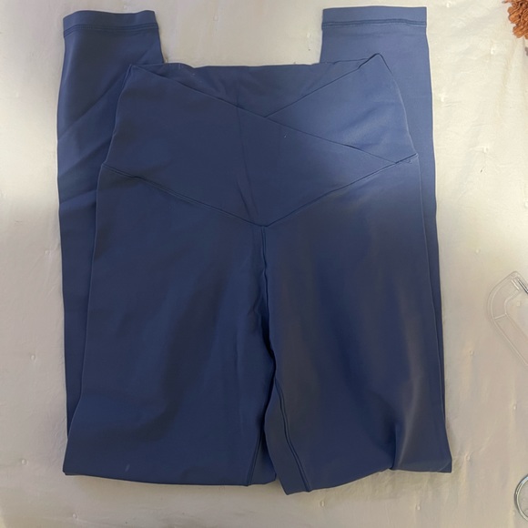 aerie Pants - Aerie Blue 7/8 Crossover Legging